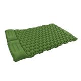 Inflating Sleeping Pad Camping Sleeping Pad Inflating Sleeping Pad Ergonomic Foot Operated Inflatable Sleeping Pad With Storage Bag For Office Outdoor Camping Use Green