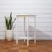 Dtwnek Outdoor Bar Table White