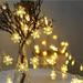 Christmas Savings! Dvkptbk 6.56 Ft 10 LED Snowflakes Shape String Lights Party Wedding Christmas Decor Lights