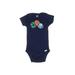 Gerber Short Sleeve Onesie: Blue Bottoms - Size 3 Month