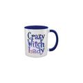 Crazy Witch Lady Inner Two Tone Mug