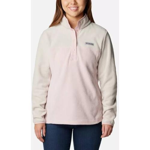 COLUMBIA-Damen-Fleece-Benton Springs™ 1/2 Snap Pullover, Größe M in Dusty Pink, Dark Stone, Dusty Pink