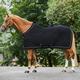 Harry Hall Masta Horse Fleece Stable Rug - Protective Super Soft Sheet for Horses - Equestrian Show Travel Blanket - Breathable Anti-Rub lining - Black, Size 5ft