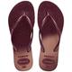 Havaianas Women's Slim Gloss Flip-Flop, Purple Soil, 5 UK