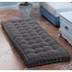 DG Catiee Thick Bench Cushion Pad/Long Sofa Cushions Indoor,Garden Bench Cushion Seat Pad,Rectangle Dining Bench Cushion/Bed Floor Cushions (110x40cm,Dark grey)
