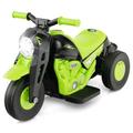 Maxmass Kids Electric Motorbike, 6V Battery Powered Motorcycle with Bubble Maker, LED Headlights, Music, Forward/Stop/Reverse Function, 3 Wheels, Children Ride on Motor Bike for Boys Girls (Green)