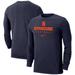 Men's Nike Navy Syracuse Orange Changeover Long Sleeve T-Shirt