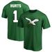 Men's Fanatics Branded Jalen Hurts Kelly Green Philadelphia Eagles Big & Tall Throwback Player Name Number T-Shirt