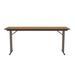 Correll, Inc. Fixed Height Off-Set Leg Seminar Particle Board Core High Pressure Training Table w/ Leg Glides in Brown/Gray | Wayfair ST2460PX-06