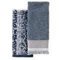 SKL Home 2 Piece Turkish Cotton Hand Towel Set Terry Cloth/Turkish Cotton in Black | Wayfair Z0715900835203