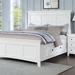 Wildon Home® Aadhithya Storage Platform Bed Wood in White | 58 H x 67 W x 87.75 D in | Wayfair EF4E53C5B3C041D5961EB67B30CD00B7