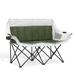 Arlmont & Co. Oseias Folding Camping Chair in Gray/Green | Wayfair 364507E68357462084867E8B64EFF405