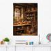 Red Barrel Studio® Food Rustic Kitchen II Framed On Canvas Print Metal in Brown/Orange | 32 H x 16 W x 1 D in | Wayfair