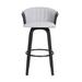 Wade Logan® Boeschen Stool Plastic in Black/Brown/Gray | 34 H x 20 W x 21 D in | Wayfair 7EAA179E8106485AB3E9567D04A269A7