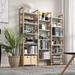 Mercer41 Pelagi Etagere Bookcase in Yellow | 71.2 H x 62.2 W x 9.4 D in | Wayfair 955FBA92EA3C43CDA68241B78318DAA1