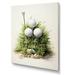 Latitude Run® Dariyelle Minimalism Golf Tees VIII On Canvas Print Metal in Green/White | 32 H x 24 W x 1 D in | Wayfair