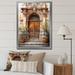 Red Barrel Studio® Zegna France Lyon Old Town Door III Framed On Canvas Print Metal in Brown | 32 H x 16 W x 1 D in | Wayfair