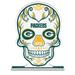 Green Bay Packers 10" Sugar Skull Standee