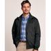 Blair Men's John Blair Microsuede Bomber Jacket - Black - XL