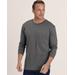 Blair Men's John Blair Everyday Jersey Knit Long-Sleeve Pocket Tee - Grey - MED