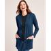 Blair Women's Essential Knit Jacket - Blue - S - Misses
