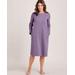 Blair Women's Better-Than-Basic Fleece Lounger - Purple - 3XL - Womens