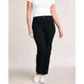 Blair Women's DenimEase Classic 5-Pocket Jeans - Black - 12PS - Petite Short