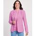 Blair Women's Lined Blazer - Purple - 14P - Petite