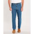 Blair Men's John Blair® Classics Relaxed-Fit Full-Elastic Jeans - Denim - 36