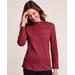 Blair Women's Essential Knit Long Sleeve Mock Top - Red - P2XL - Petite