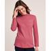 Blair Women's Essential Knit Long Sleeve Mock Top - Pink - PL - Petite