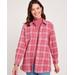 Blair Women's Super-Soft Flannel Shirt - Pink - PXL - Petite