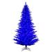 Vickerman 728765 - 5.5' x 30" Blue Tinsel 722 Tips 300 Warm White LED Mini Lights Christmas Tree Christmas Tree (K234356LED)