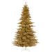 Vickerman 729977 - 4.5' x 34" Gold Tinsel 525 Tips Christmas Tree Christmas Tree (K235445)