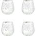 Amici Home Carmen Marble Stemless Wine Glass Set of 4 - 16 oz.