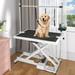 Professional Electric Dog Grooming Table for Large Dogs Heavy Duty Pet Grooming Table w/Aluminum Dog Grooming Arm - 50''W