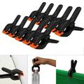 10Pcs Photo Studio Photography Background Clips Peg Backdrop Clamps Black 2