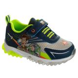 Toddler Josmo Toy Story Buzz Lightyear and Woody Light-Up Sneakers