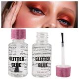 VOSS Glitter Eye Shadow Glitter Bright Powder Base Glue Waterproof Quick Drying Eye Shadow Base Glue Body Sequin Base Glue 25ml