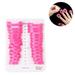 Nail Polish Protector 26 Pieces In 10 Sizes Disposable Peel Off Sticker U-Shape Tape for Nail Art Painting Soft Plastic Nail Art Protector Spill-Proof Stickers Stamping Manicure Tool