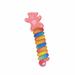 Tepsmf Hair Ties For Thick Hair Coil Elastics Hair Ties Multicolor Medium Flower Colorful Spiral Hair Ties No Crease Hair Coils Telephone Cord Plastic Hair Ties For Women And Girls