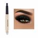 NRUDPQV Eye Shadow Stick Double Head Monochrome Eye Shadow Pen Pearl Light Sleeping Silkworm Eye Shadow High Light Non Fading Beauty Makeup Long Lasting Color Makeup S