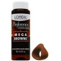 Color : BR1 - Cinnamon L Oreal Preference Mega Browns Permanent Haircolor Hair Scalp Head - Pack of 3 w/ SLEEKSHOP Teasing Comb