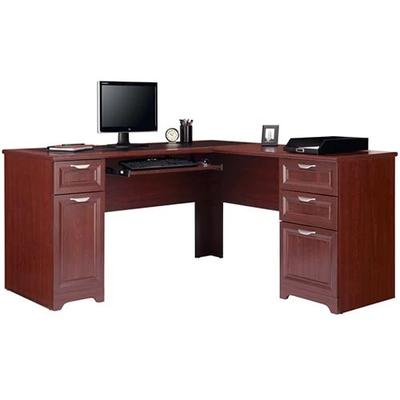 Realspace Magellan 59inW L-Shaped Desk, Classic Cherry