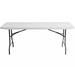 Office Depot Realspace Molded Plastic Top Folding Table, 6ftW, Gray Granite