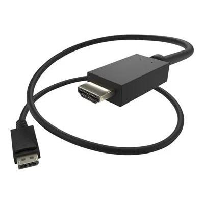 UNC 6ft DisplayPort Male to HDMI Cable Male, Black