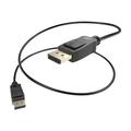 UNC DisplayPort Male to Male with Latches v1.4 8K VESA Certified, 3ft