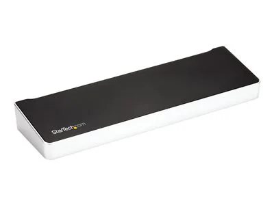 StarTech.com 4K Triple Monitor Docking Station with Dual DisplayPort & HDMI