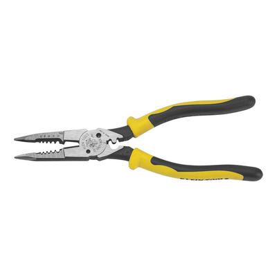 Klein Tools 8 1/2" Journeyman All-Purpose Needle Nose Crimping Pliers J207-8CR