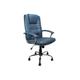 Skye High Back Blue Leather Faced Executive Office Chair, Blue, Express Delivery